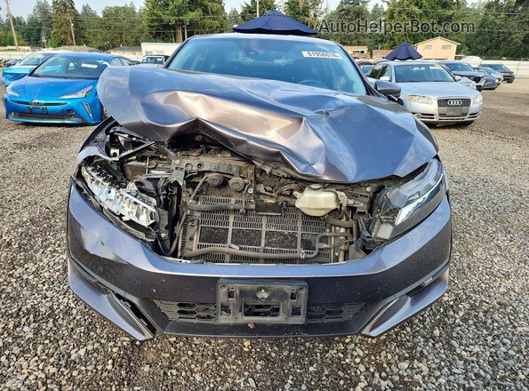 JHMZC5F30JC017862 2018 HONDA CLARITY Gray Դիմացի տեսք