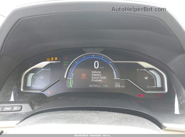 JHMZC5F31LC000328 2020 HONDA CLARITY White Вид задніх сидінь
