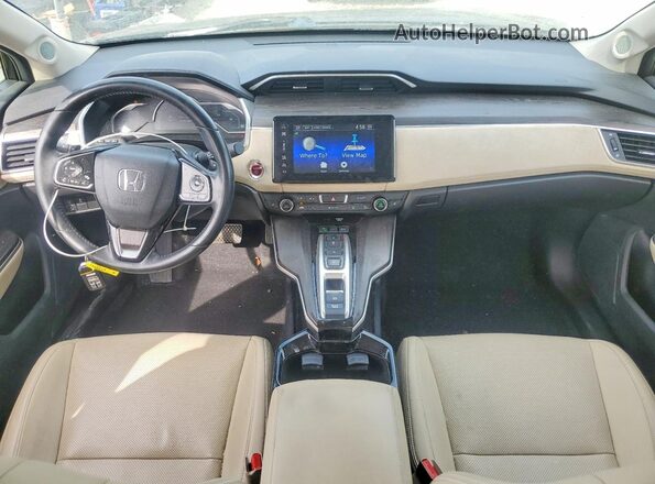 JHMZC5F32KC005696 2019 HONDA CLARITY Green Вид панелі приладів
