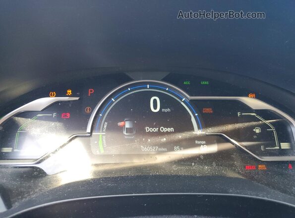 JHMZC5F34JC010882 2018 HONDA CLARITY Gray Вид щитка приладів