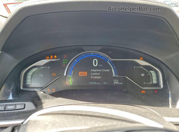 JHMZC5F35JC011488 2018 HONDA CLARITY Silver Вид щитка приладів