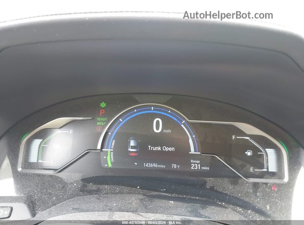 JHMZC5F38JC019228 2018 HONDA CLARITY Серый Вид задних сидений