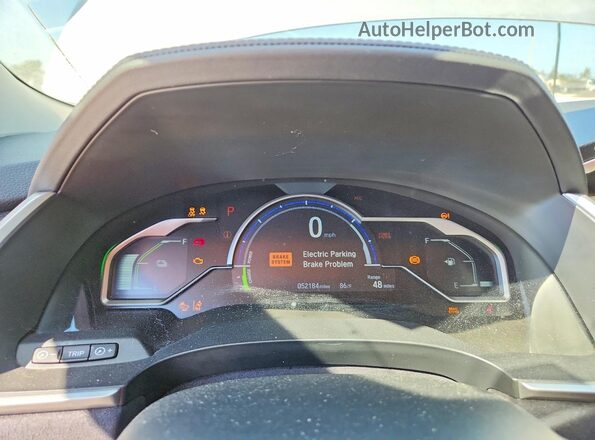 JHMZC5F39JC017844 2018 HONDA CLARITY Серый Вид щитка приборов
