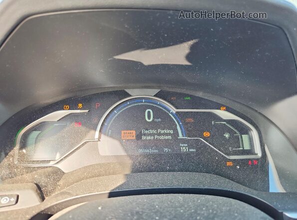 JHMZC5F3XJC004147 2018 HONDA CLARITY Silver Вид щитка приладів