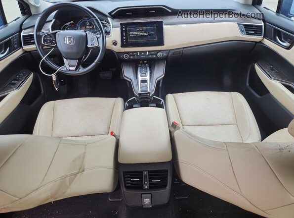 JHMZC5F3XJC019134 2018 HONDA CLARITY Green Առջևի վահանակի տեսք