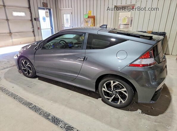 JHMZF1D65GS000891 2016 HONDA CR-Z Charcoal უკანა მარცხენა