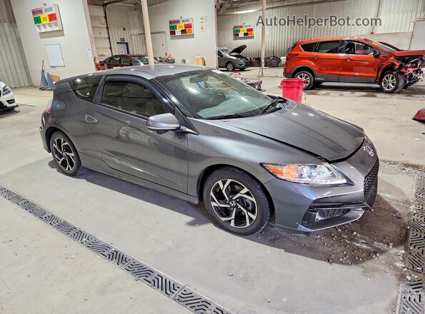 JHMZF1D65GS000891 2016 HONDA CR-Z Charcoal წინა მარჯვენა