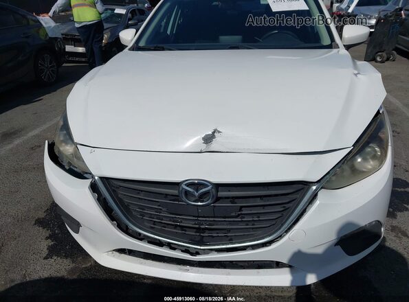 JM1BM1J73G1334039 2016 MAZDA 3 Белый Вид спереди