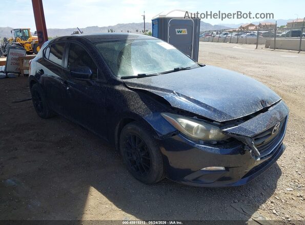 JM1BM1J7XG1333342 2016 MAZDA 3 Blue Vista frontal