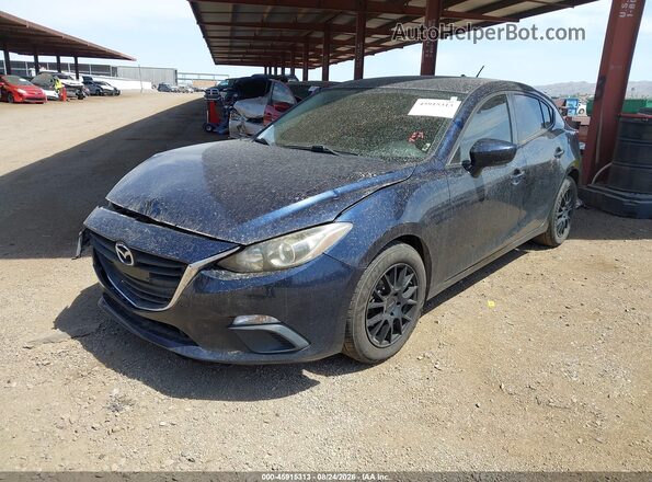 JM1BM1J7XG1333342 2016 MAZDA 3 Blue Vista tres cuartos delantera izquierda