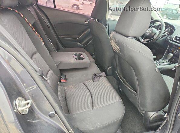 JM1BM1K79G1281748 2016 MAZDA 3 Gray Вид задніх сидінь