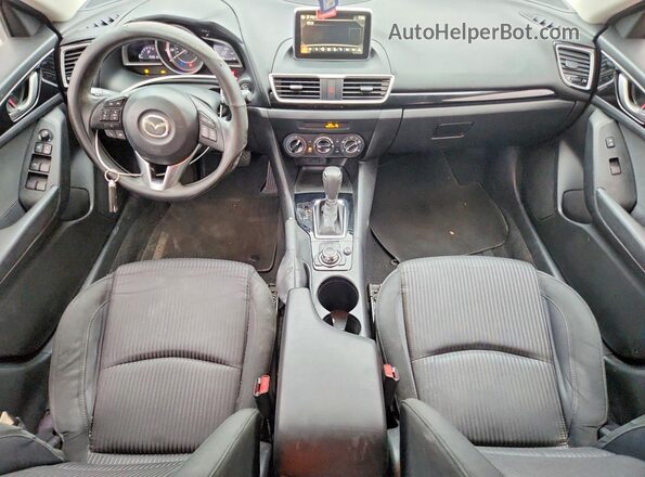 JM1BM1K79G1281748 2016 MAZDA 3 Gray Вид панелі приладів