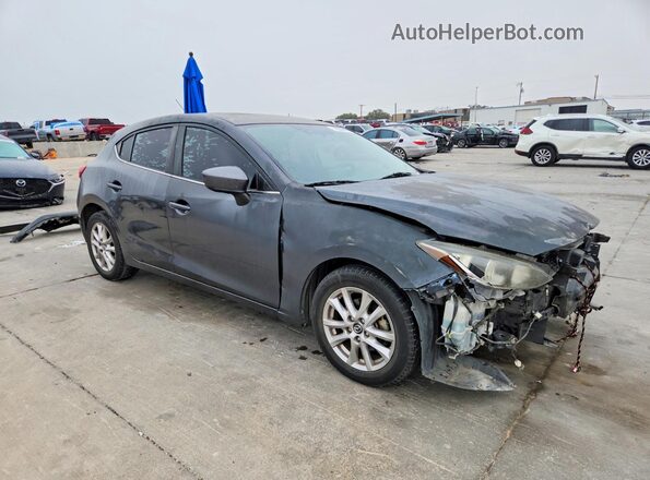 JM1BM1K79G1281748 2016 MAZDA 3 Gray Передня права чверть