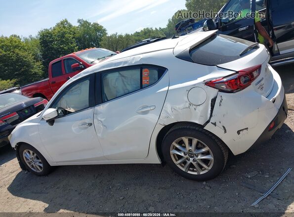 JM1BM1L73G1316394 2016 MAZDA 3 White Widok wnętrza 360 stopni