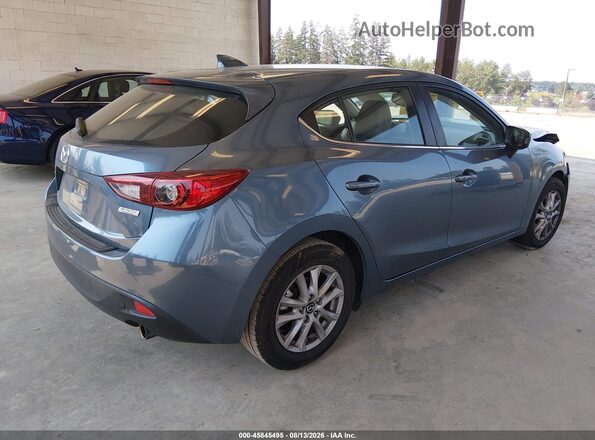 JM1BM1M77G1280501 2016 MAZDA 3 Синий Задняя правая четверть