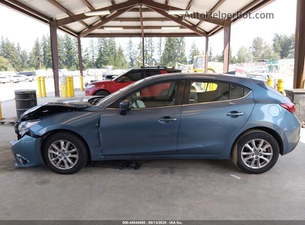 JM1BM1M77G1280501 2016 MAZDA 3 Синий Вид задней части салона