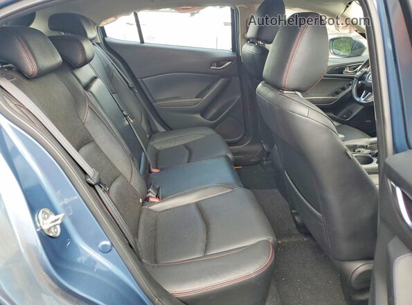 JM1BM1N32G1355018 2016 MAZDA 3 Blue Вид задніх сидінь