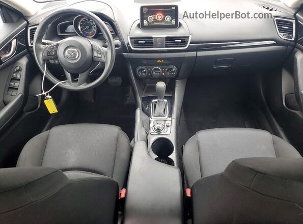 JM1BM1T75G1296441 2016 MAZDA 3 Silver Առջևի վահանակի տեսք