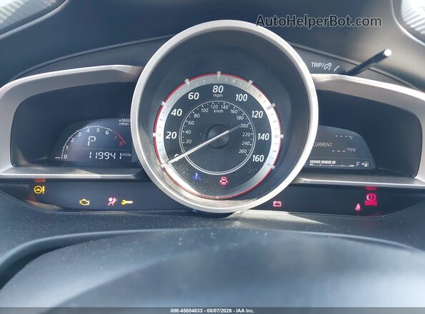 JM1BM1T79G1292067 2016 MAZDA 3 Black Widok tylnych siedzeń