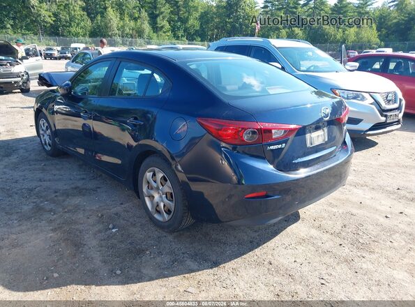 JM1BM1T79G1292067 2016 MAZDA 3 Black Tył lewy
