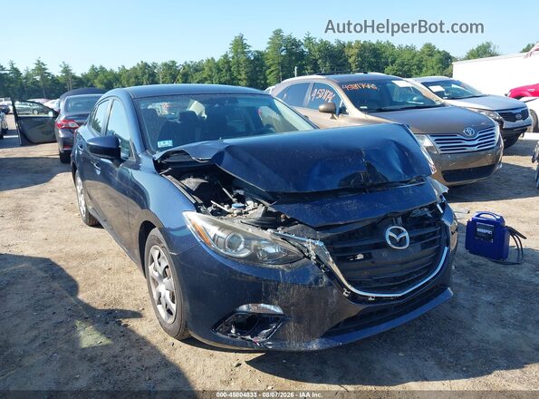 JM1BM1T79G1292067 2016 MAZDA 3 Black Widok z przodu