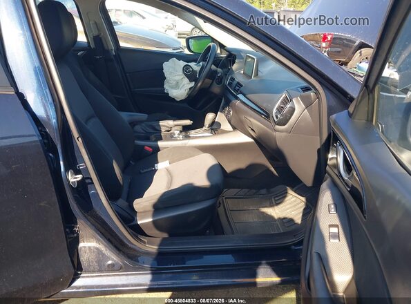 JM1BM1T79G1292067 2016 MAZDA 3 Black Widok wnętrza z przodu