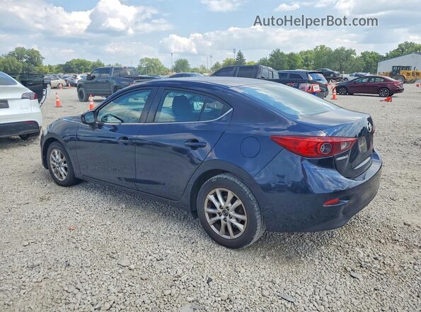 JM1BM1U71G1316330 2016 MAZDA 3 Blue Rear left