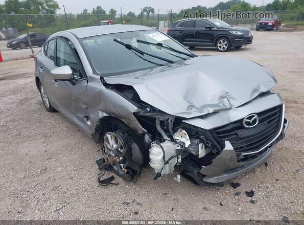 JM1BM1U72G1315221 2016 MAZDA 3 Silver წინა ხედი