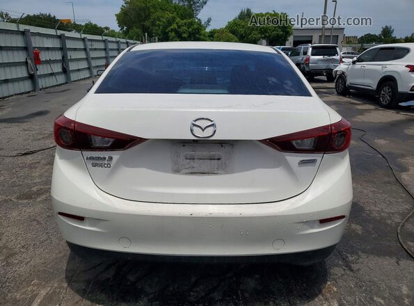 JM1BM1U73G1296064 2016 MAZDA 3 White Rear view