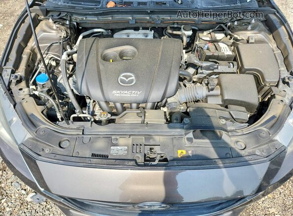 JM1BM1U74G1309078 2016 MAZDA 3 Gray Սալոնի հետևի տեսք