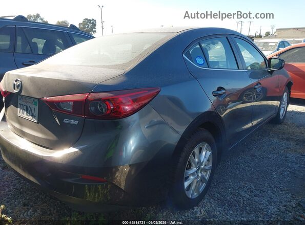 JM1BM1U75G1347905 2016 MAZDA 3 Gray Trasero derecho