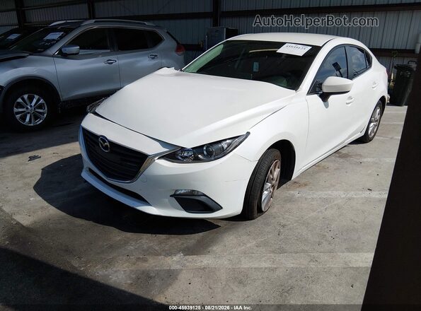 JM1BM1U76G1328893 2016 MAZDA 3 White Передня ліва чверть