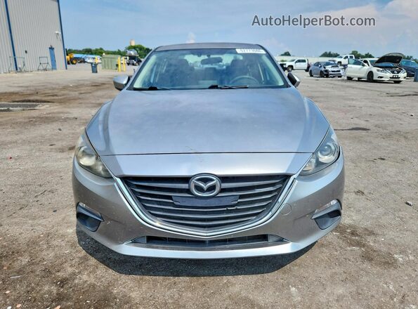 JM1BM1U77G1284466 2016 MAZDA 3 Silver Widok z przodu