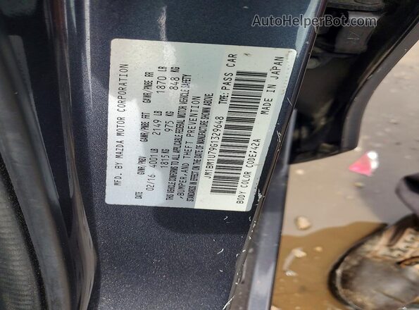 JM1BM1U79G1329648 2016 MAZDA 3 Серый Вид подкапотного пространства