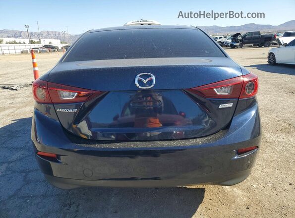 JM1BM1U7XG1277365 2016 MAZDA 3 Blue Вид ззаду