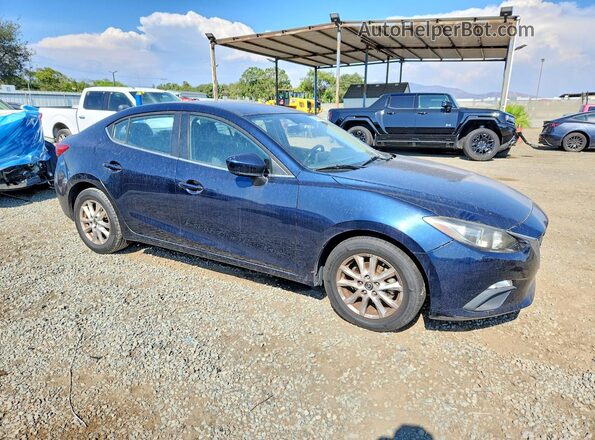 JM1BM1U7XG1317041 2016 MAZDA 3 Синий Передняя правая четверть