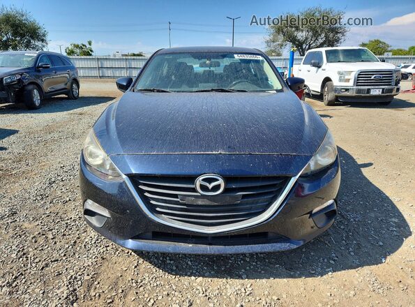 JM1BM1U7XG1317041 2016 MAZDA 3 Синий Вид спереди