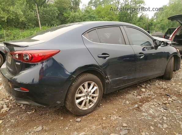 JM1BM1V74G1292880 2016 MAZDA 3 Blue უკანა მარჯვენა