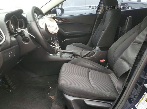 JM1BM1V74G1292880 2016 MAZDA 3 Blue წინა სალონის ხედი