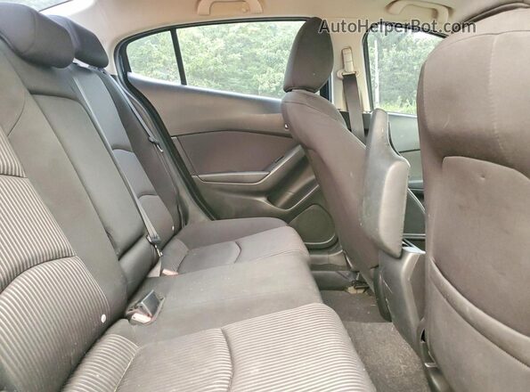 JM1BM1V74G1292880 2016 MAZDA 3 Blue უკანა სავარძლების ხედი