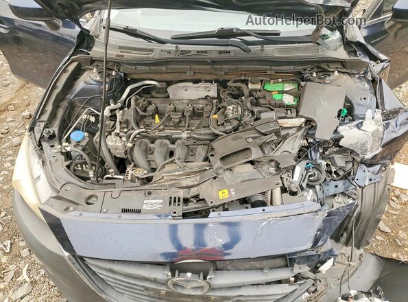 JM1BM1V74G1292880 2016 MAZDA 3 Blue უკანა სალონის ხედი