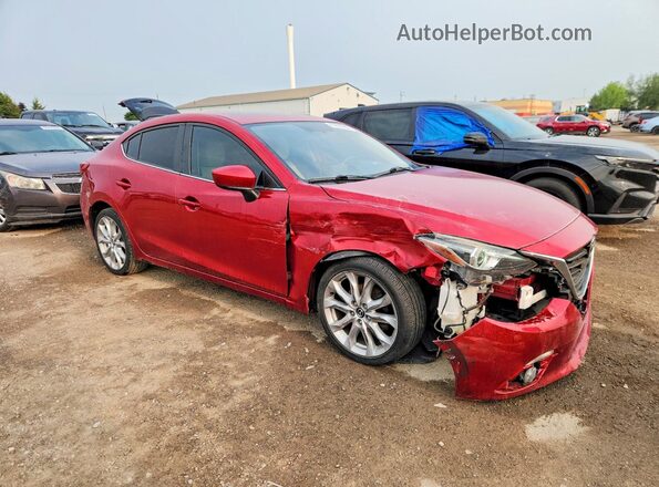 JM1BM1W35G1290700 2016 MAZDA 3 Red Delantero derecho