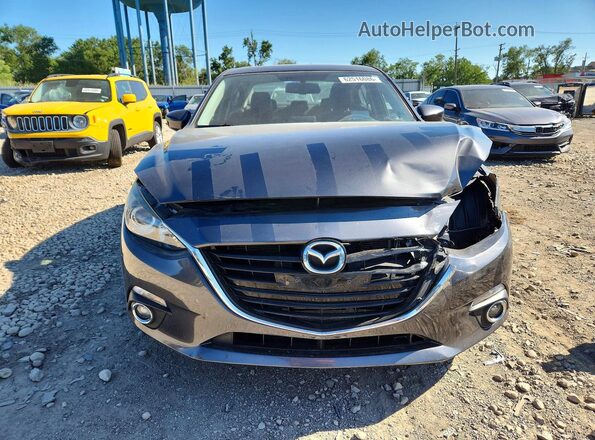 JM1BM1W39G1300306 2016 MAZDA 3 Charcoal Դիմացի տեսք