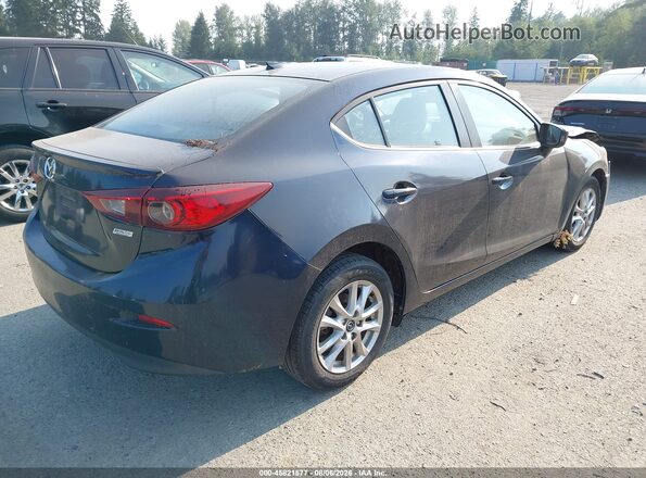 JM1BM1X75G1316682 2016 MAZDA 3 Blue Tył prawy