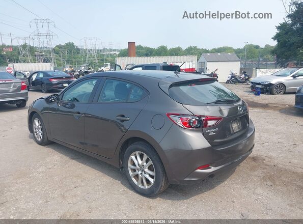 JM1BN1K78H1126512 2017 MAZDA 3 Gray Հետևի ձախ