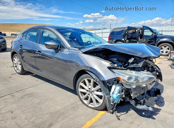 JM1BN1L32H1124024 2017 MAZDA 3 Gray Delantero derecho