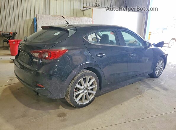 JM1BN1L38H1130278 2017 MAZDA 3 Black Trasero derecho