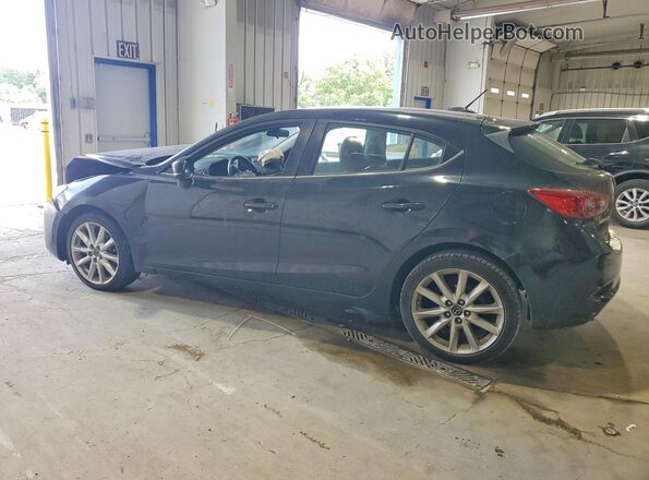 JM1BN1L38H1130278 2017 MAZDA 3 Black Trasero izquierdo