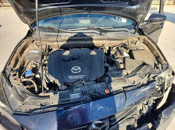 JM1BN1L39J1160346 2018 MAZDA 3 Синий Вид подкапотного пространства