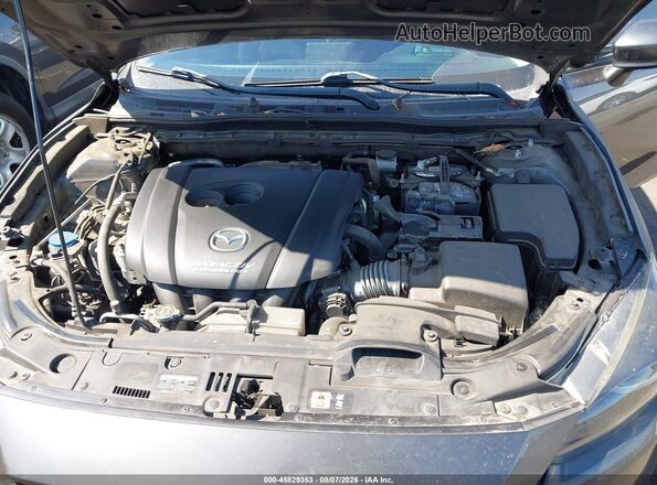 JM1BN1M37H1135017 2017 MAZDA 3 Gray Rear view